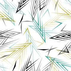 Geometric design seamless pattern