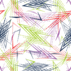 Geometric design seamless pattern