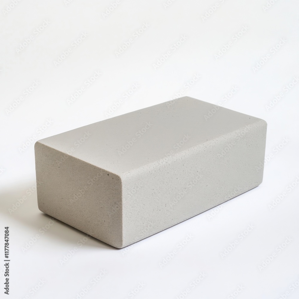 Poster yoga block made of dense foam for improved stability and support during practice