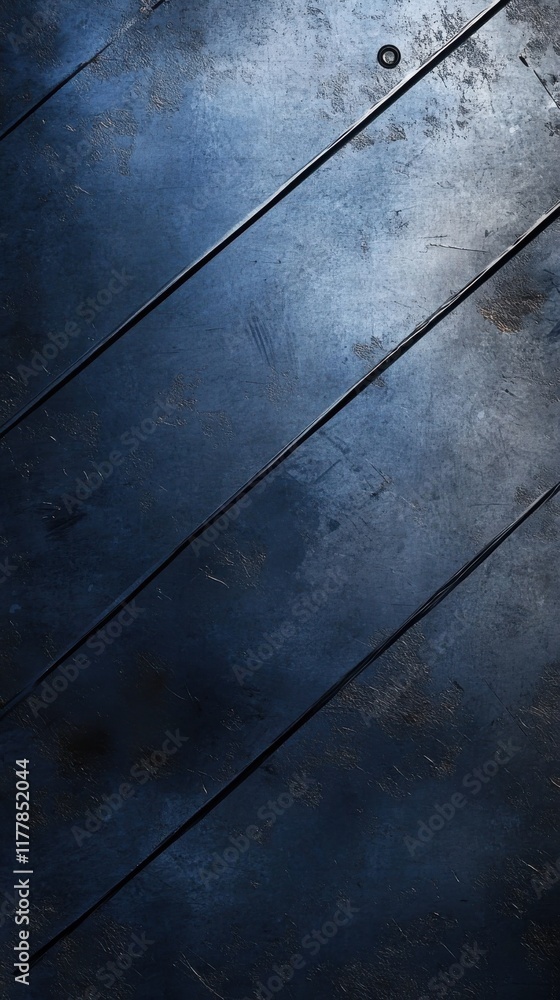 Poster distressed metal texture with deep shades and subtle variations reflecting light in a rugged environ