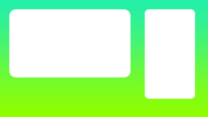 Fototapeta premium 4k ULTRA HD TRANSPARENT Overlay Stream Layout Design Chat Intermission Screen with Vibrant Gradient Combinations (Dark Blue, Lilac Lavender, Mint Green, Golden Hour, and More)