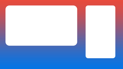 Fototapeta premium 4k ULTRA HD TRANSPARENT Overlay Stream Layout Design Chat Intermission Screen with Vibrant Gradient Combinations (Dark Blue, Lilac Lavender, Mint Green, Golden Hour, and More)