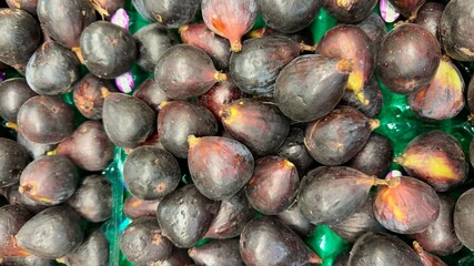 close up of a pile of dried figs
