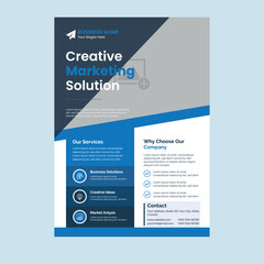 This Corporate Flyer design is perfect for showcasing any business or corporate company. The layout is clean, professional, and versatile, making it suitable for promoting services, events, or busines