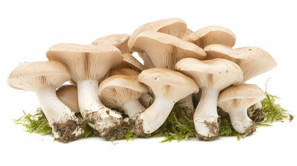 Autumn mushrooms surrounded by vibrant fallen leaves on a slate rock, adding warmth to a natural, cozy scene.