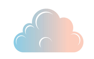 cartoon cloud vector illustration