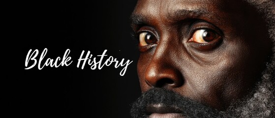Powerful Closeup Portrait: Celebrating Black History Month