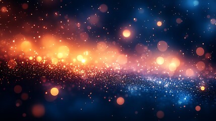 Colorful glitter bokeh dreamy highlights Picture