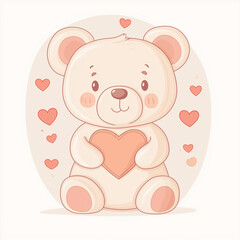 teddy bear with heart