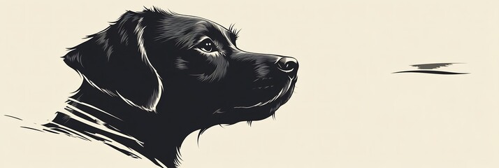 Luxury pet care logo sleek modern typography and a minimalist icon for a highend brand identity