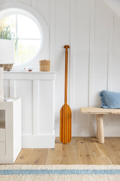 Modern Cottage home Architecture Bedroom with oar