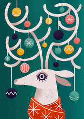 Decorated deer