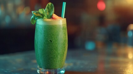 Green spinach smoothie - 