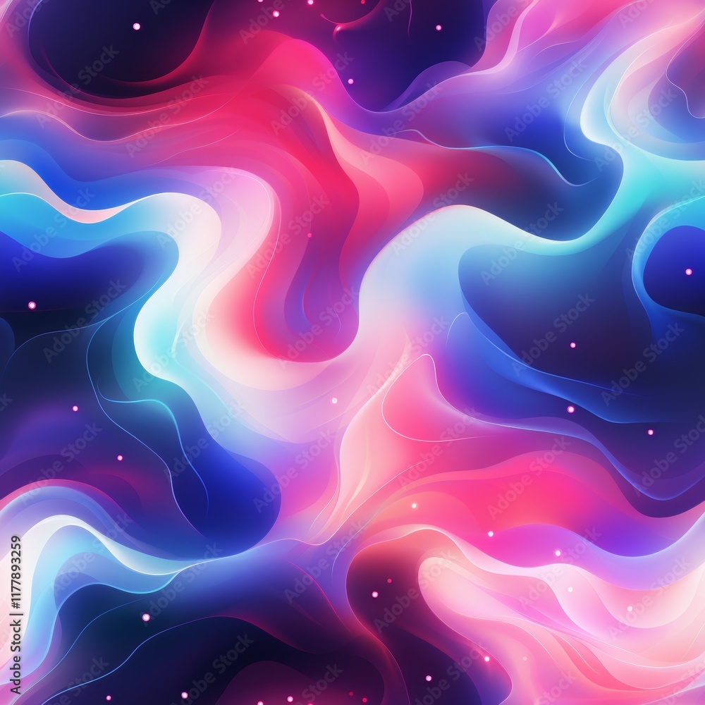Poster abstract background design with overlapping light reflections creating unique patterns