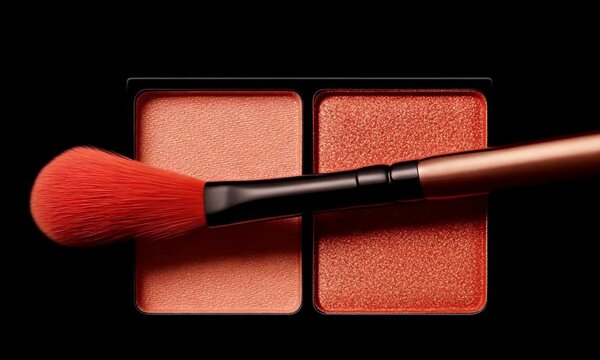 Discover how to apply warm peach blush for a natural glow