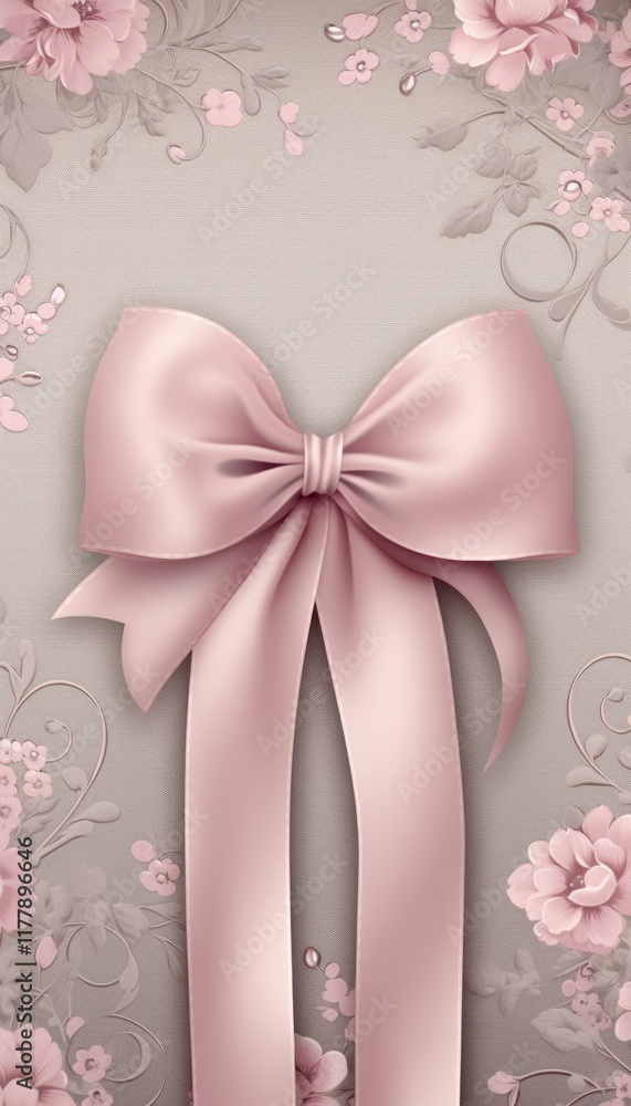 Aufkleber elegant card presentation on textured white background with bright accent for text space