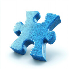 Fototapeta premium Jigsaw Piece Isolated
