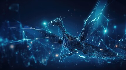 Electric city at dusk: glowing lights, vibrant colors, captivating atmosphere.