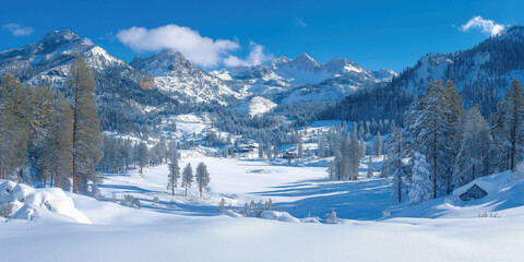 Winter Mountain Panorama