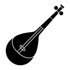 acoustic guitar vector illustration