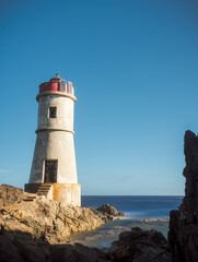 Capo Ferro lighthouse in Sardinia