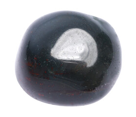 Beautiful hematite isolated on white. Natural gemstone