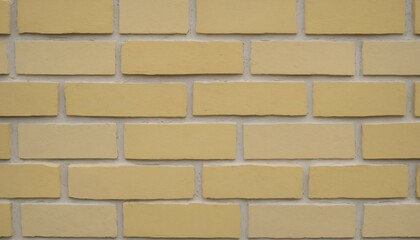 Obraz premium Close-up of pale yellow bricks with soft texture and subtle uneven patterns
