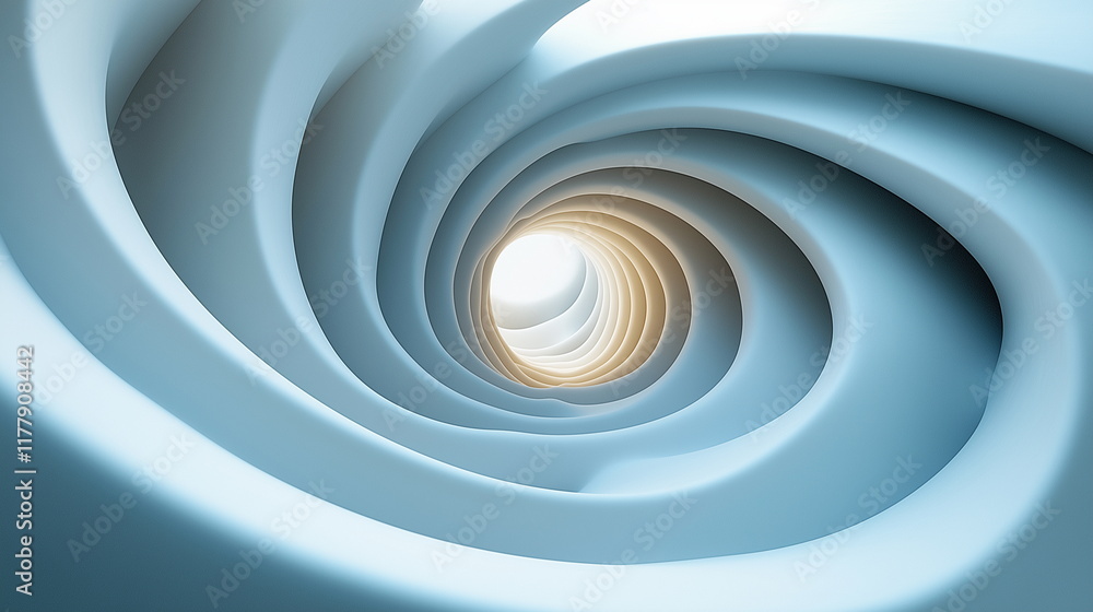 Poster background. bezier curves. spiral dynamics. refrac_004