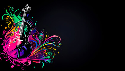 Vibrant Musical Harmonies A Visual Symphony for Digital and Print Media Engagement	
