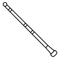 baseball bat ready vector illustration