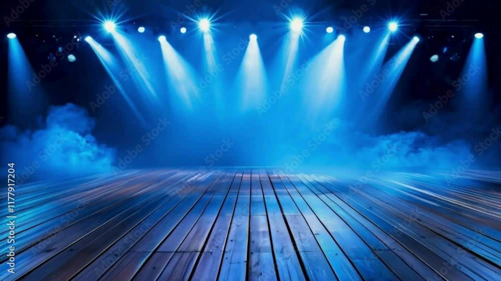 Poster background with rays of light