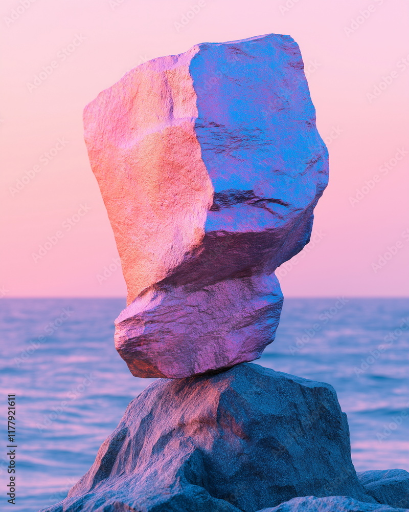 Poster self-similarity. stone echo structure. reactivatio_001