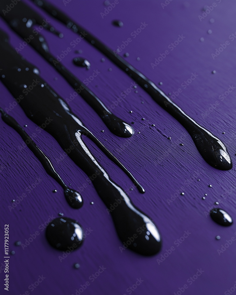 Poster stains and drops. change of functions. merger. dyn_004