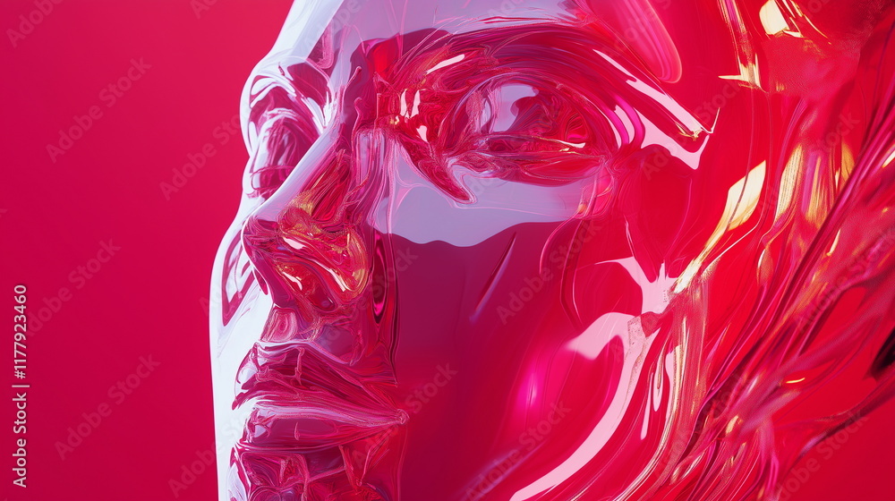 Poster streams. asymptotic behavior. shimmering texture. _002