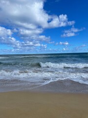 waves on the beach