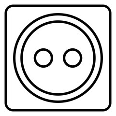 Fototapeta premium socket icon 
