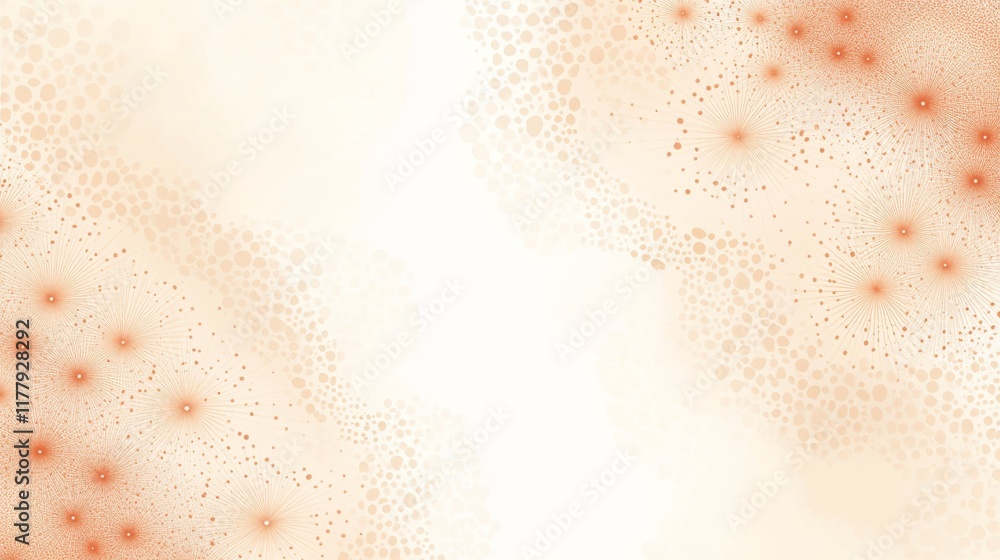 Poster abstract soft gradient background with subtle patterns in warm tones.