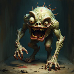 A little creepy monster