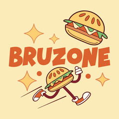 burger logo design