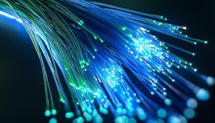 abstract background with glowing lines