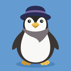 penguin on a white background