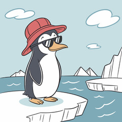 Penguin with hat 