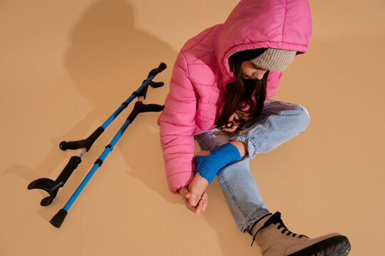 Girl with Crutches