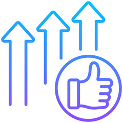 Fototapeta premium Advantage Icon