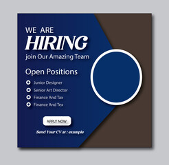 Creative Hiring post design