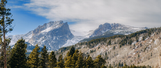 view of the mountains