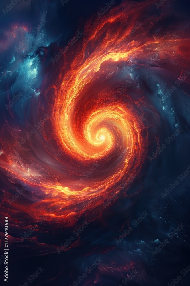Aufkleber a surreal vortex of light spirals into a glowing singularity, creating a vibrant atmosphere of trans