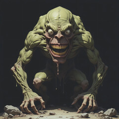 A monster in the dark