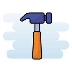 Hammer vector icon