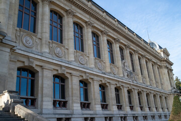scène dans le centre de paris en France